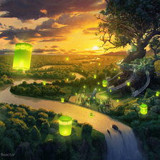 Схема вышивки «фанарики»