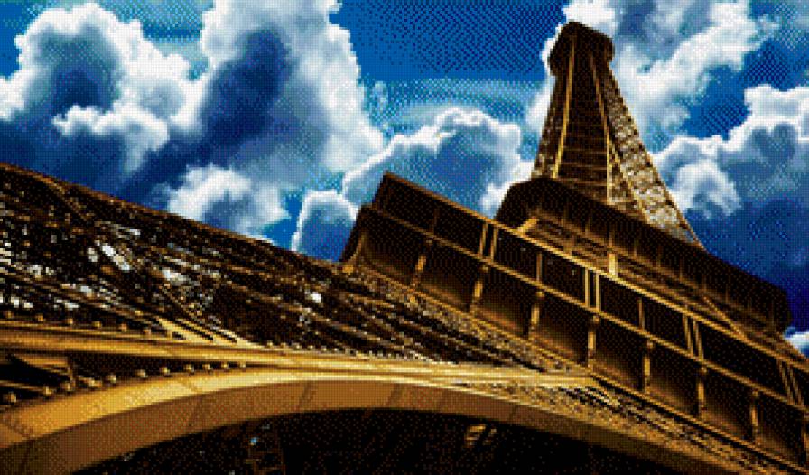 башня - париж - предпросмотр