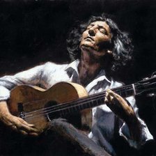 Схема вышивки «Гитарист»