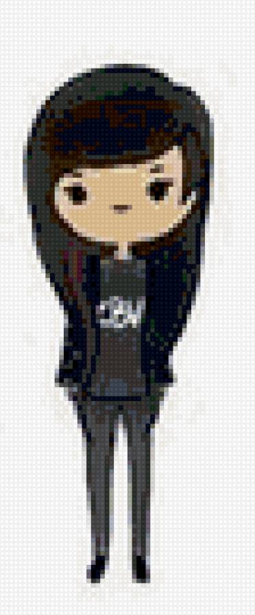 рокер-девушка - предпросмотр