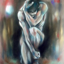 Схема вышивки «мужской образ»