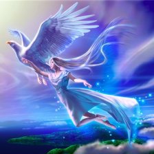 Схема вышивки «полет»