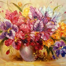 Схема вышивки «Ирисы А Джанильятти»