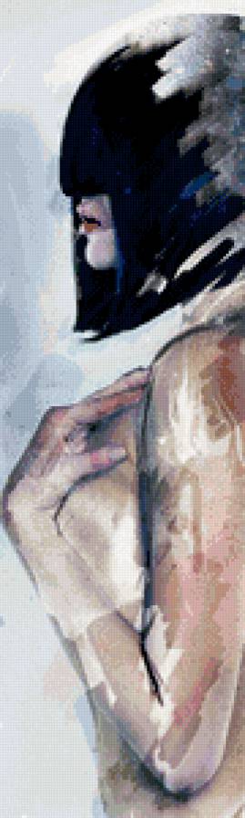 женский образ - женщина, портрет, вамп, образ, девушка, брюнетка - предпросмотр