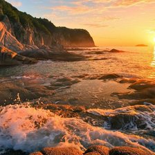 Схема вышивки «Закат»