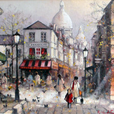 Схема вышивки «Ramon Ward-Thompson - Париж»