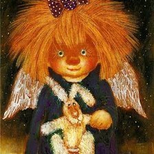 Схема вышивки «домовенок7»