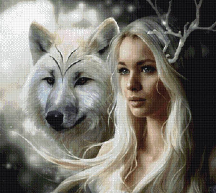 фентези - животные, волки, хищники - предпросмотр