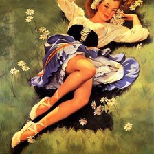 Схема вышивки «Елвгрен - На отдыхе»