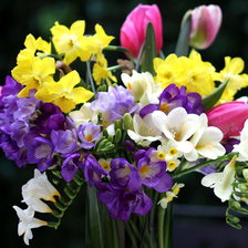 яркий букет