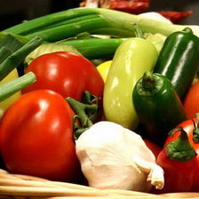 Схема вышивки «овощи»