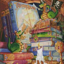 Схема вышивки «Dragones»