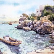 Схема вышивки «Тихая бухта»