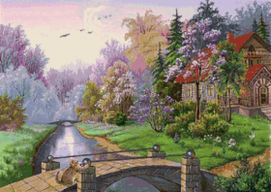 весна - пейзаж виктора циганова - предпросмотр