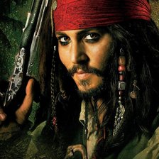 Схема вышивки «ДЖЕК ВОРОБЕЙ»