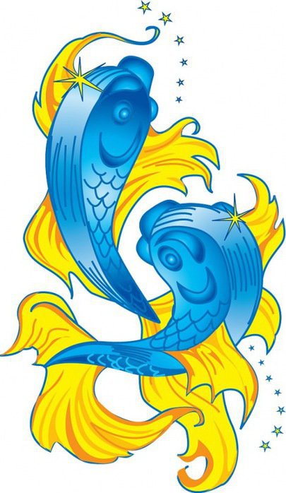 рыбы зодиак - зодиак рыбы - оригинал