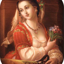 Схема вышивки «Серия "Женский образ"»