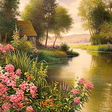 Схема вышивки «Серия "Пейзажи"»