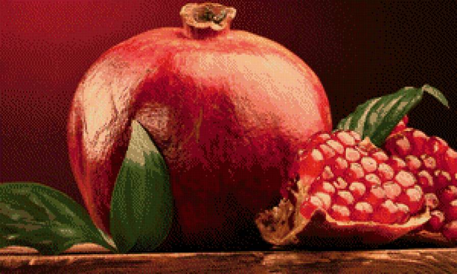 Гранат - сочные ягоды, фрукты - предпросмотр