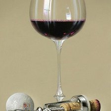 Схема вышивки «Натюрморт. Красное вино»