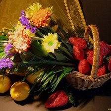 Схема вышивки «фрукты»