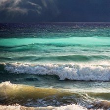 Схема вышивки «океан»