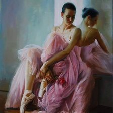 Схема вышивки «bailarina ballet clasico 2014»