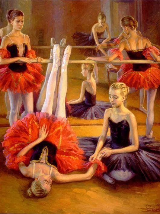 bailarinas ensayo - ballet - оригинал