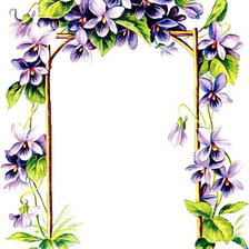 Схема вышивки «рамка для девушки»