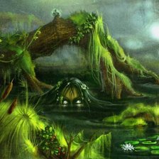 Схема вышивки «русалка»