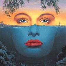 Схема вышивки «Лицо девушки»