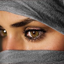 Схема вышивки «Восток-глаза»