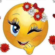 Схема вышивки «смайлик»