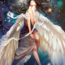 Схема вышивки «Ангел»