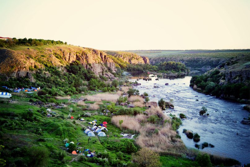 родные места - река южный буг, пейзаж, лето - оригинал