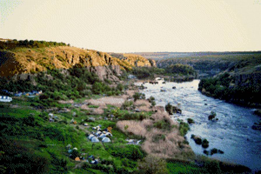 родные места - река южный буг, лето, пейзаж - предпросмотр