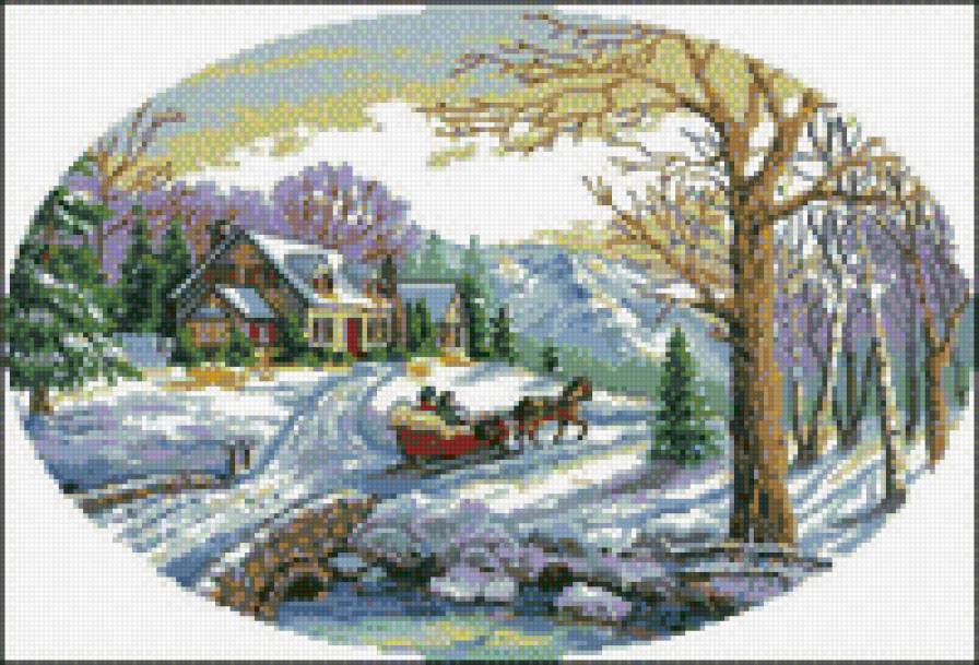 зима - времена года - предпросмотр