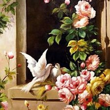 Схема вышивки «чудесное утро»