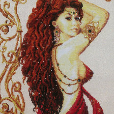 Схема вышивки «лейла»