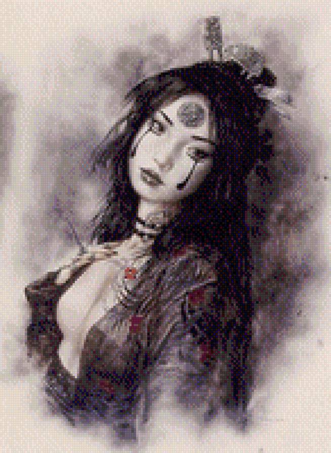 Luis Royo - гейша, luis royo - предпросмотр