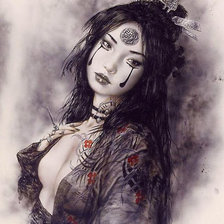 Схема вышивки «Luis Royo»