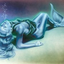 Схема вышивки «Русалка»