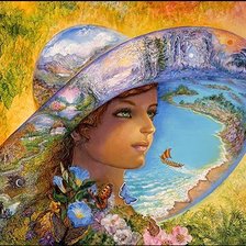 Схема вышивки «Интересная шляпа»