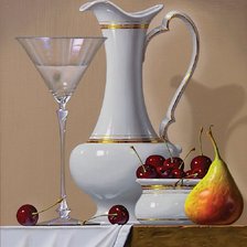 Схема вышивки «Кувшин и груша»