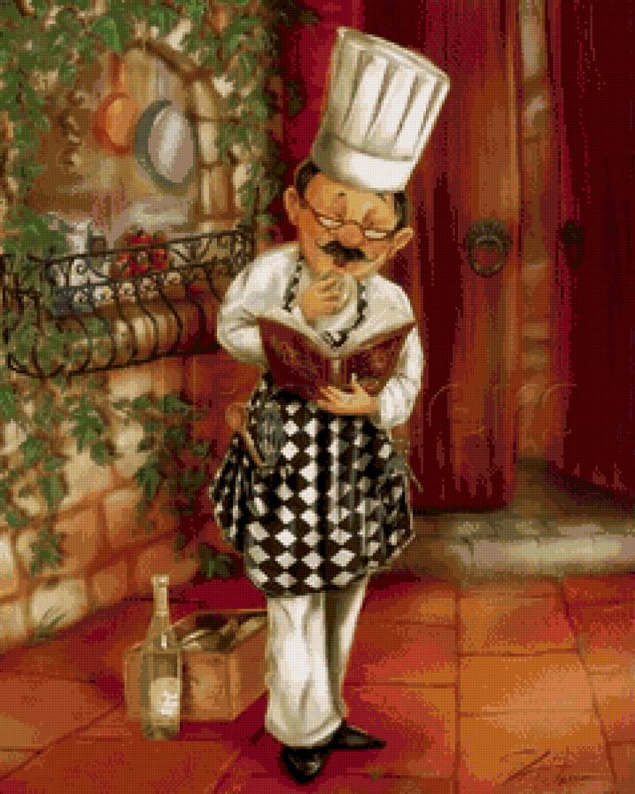 Повар - повар, кухня - предпросмотр