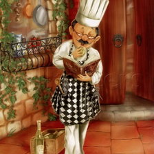 Схема вышивки «Повар»