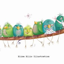 Схема вышивки «Птички»