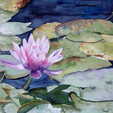 Схема вышивки «Водная красавица»