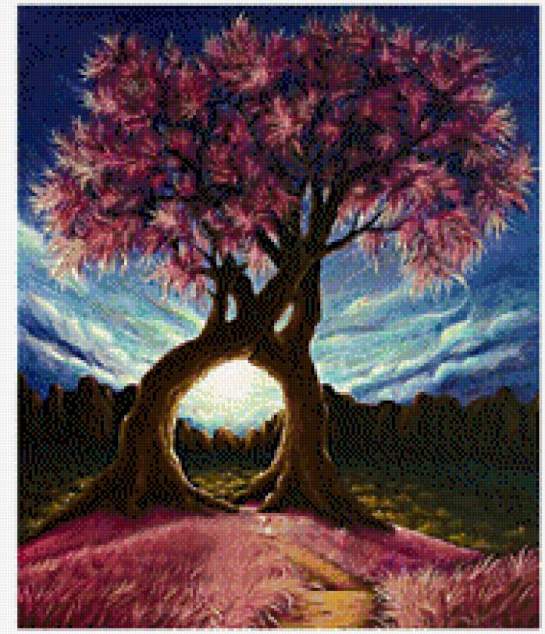 дерево любви - деревья - предпросмотр