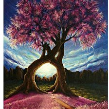 Схема вышивки «дерево любви»